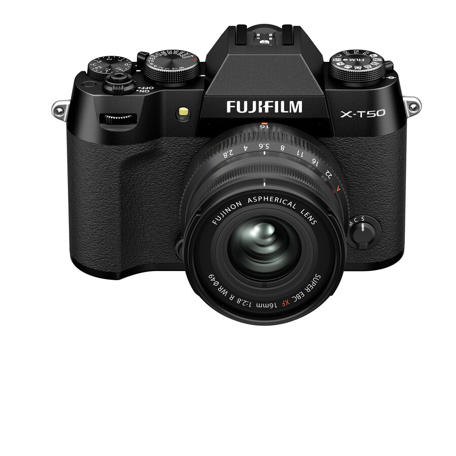 corpo x-t50 nero con kit obiettivo xf16-50mmf2.8-4.8 r lm wr