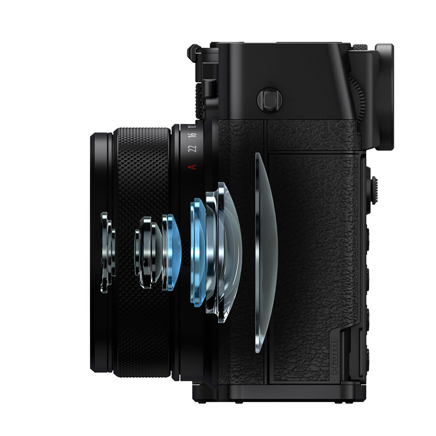 fotocamera digitale gfx100rf nera